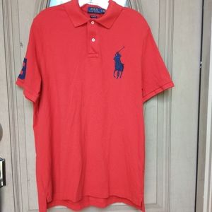 Red Polo Ralph Lauren Sz L